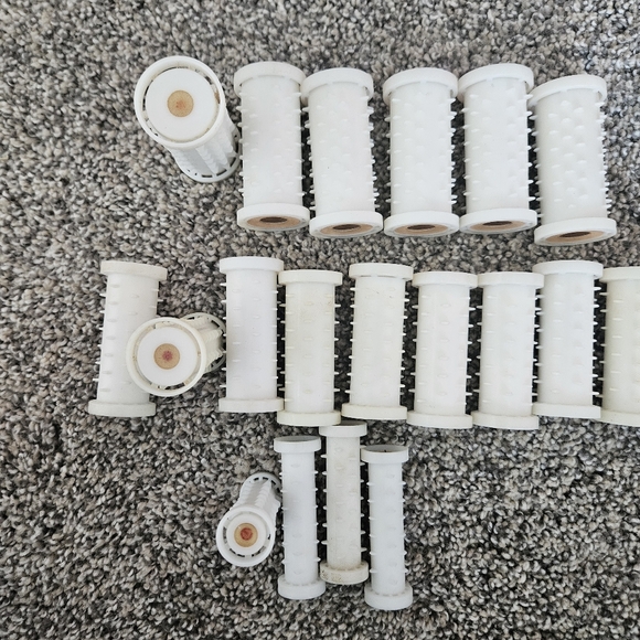 Vintage Clairol 20 Replacement Hot Rollers 3 Sizes. No Pins Complete Set - Picture 3 of 3